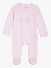 Girls Pink Sleepsuit