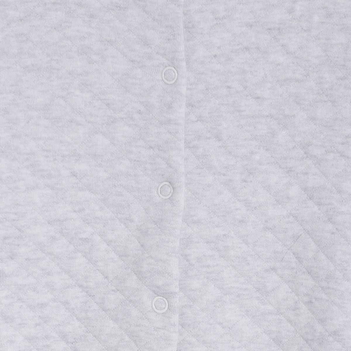 Pack of 1 quilted sleepsuit - grey marl for New Born