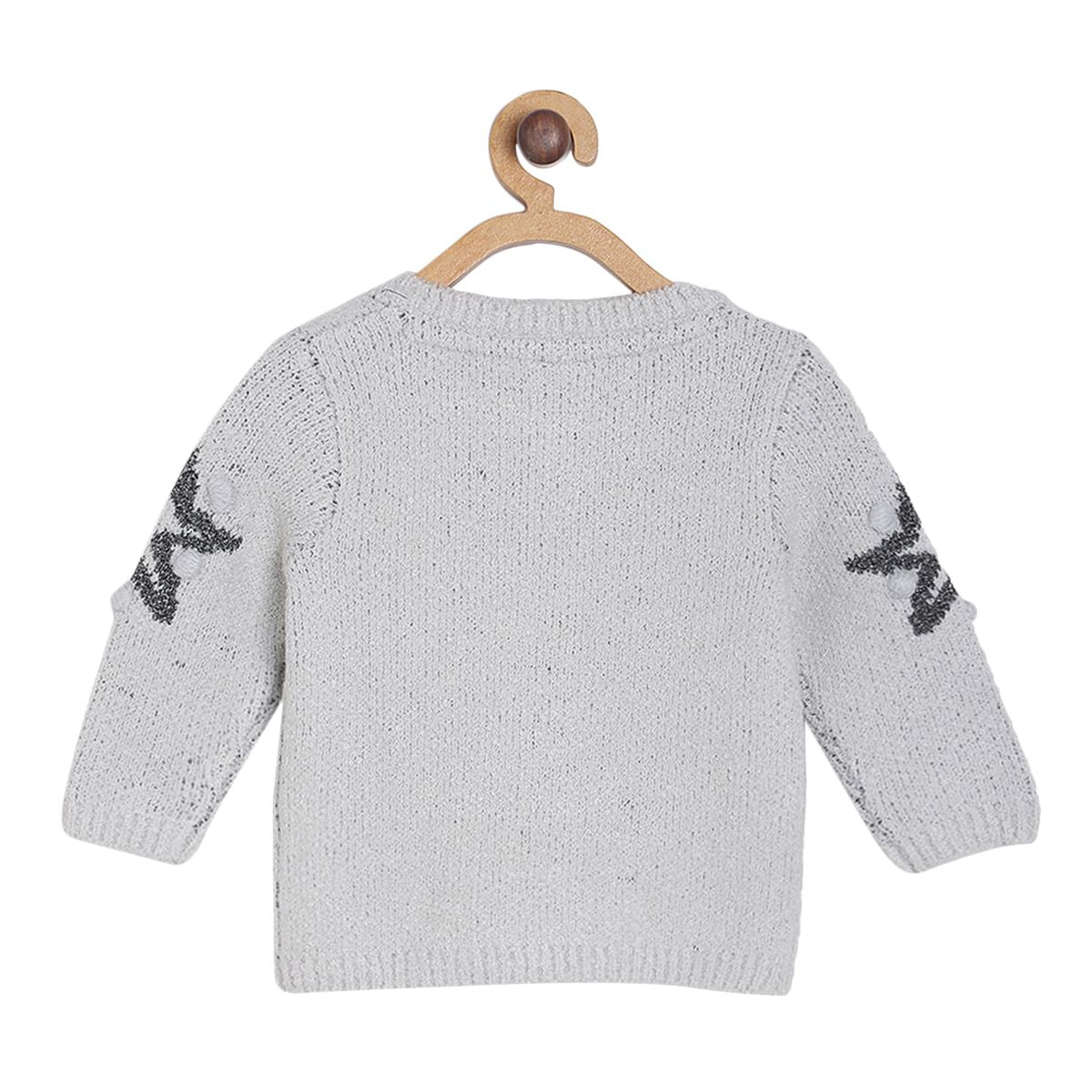 Pack of 1 sweater - grey for 0-3 Months