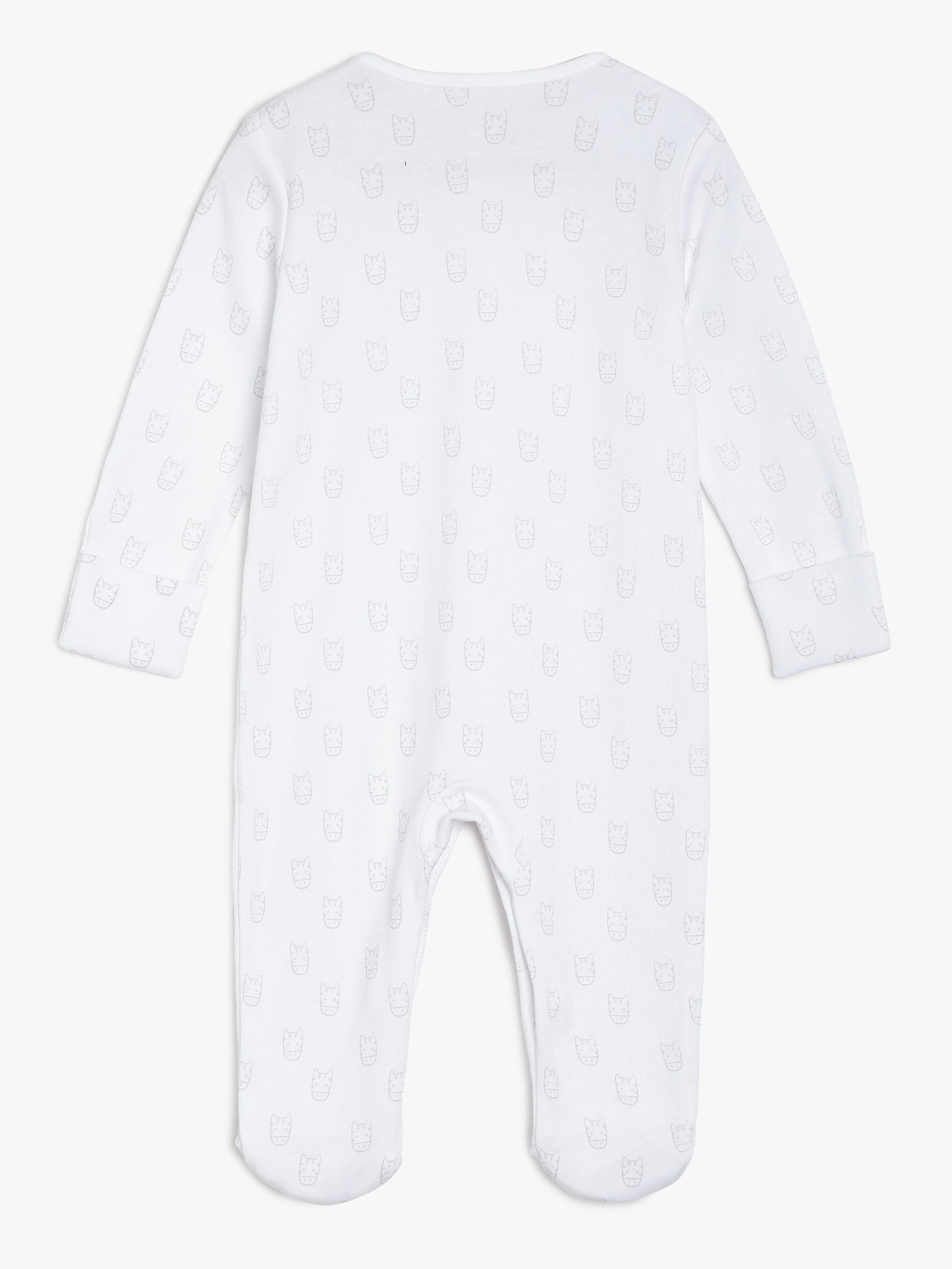 Unisex White 5 Piece Gift Set with Sleepsuit, Wrap Top, Mittens and Cap