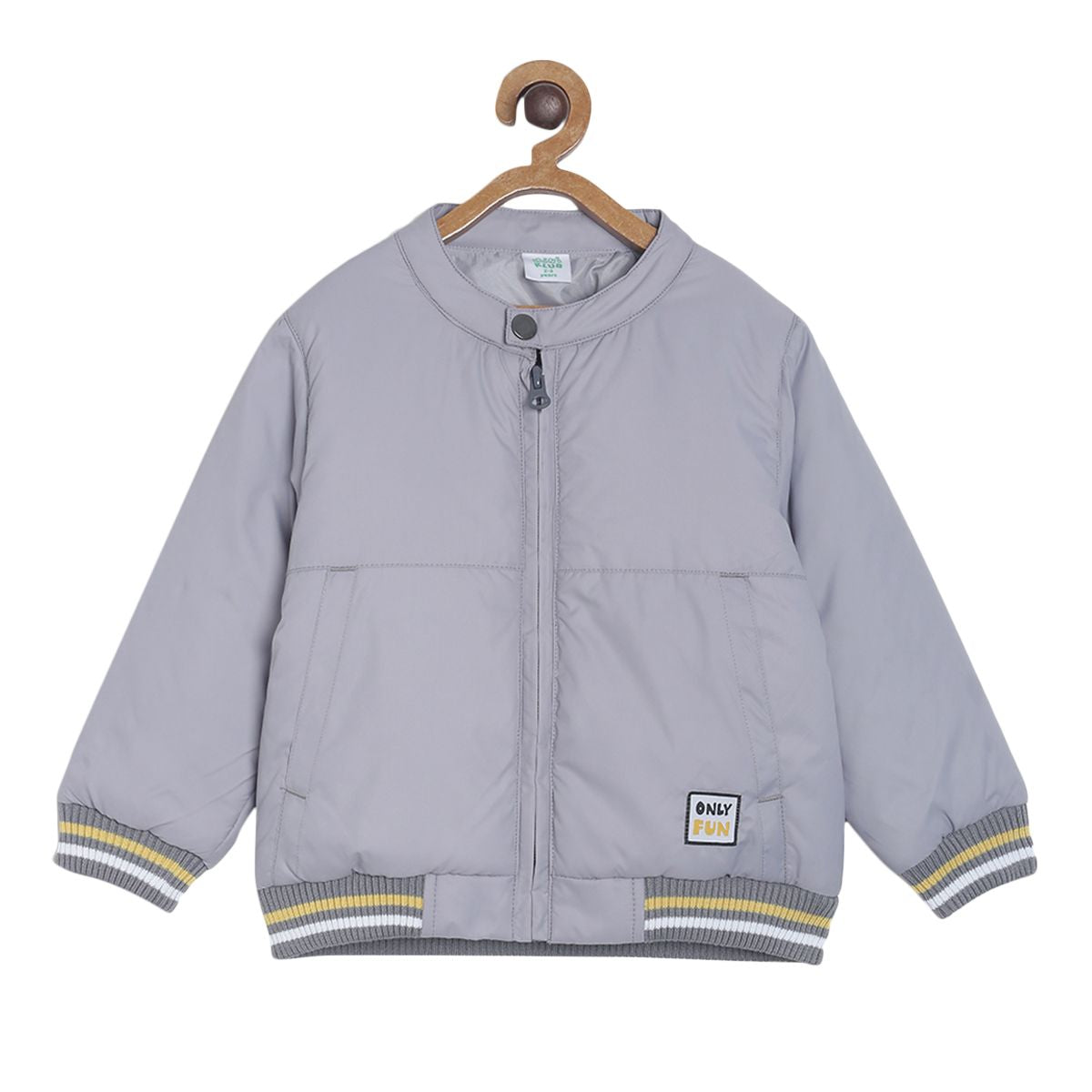 Pack of 1 woven jacket - grey for 3-6 Months