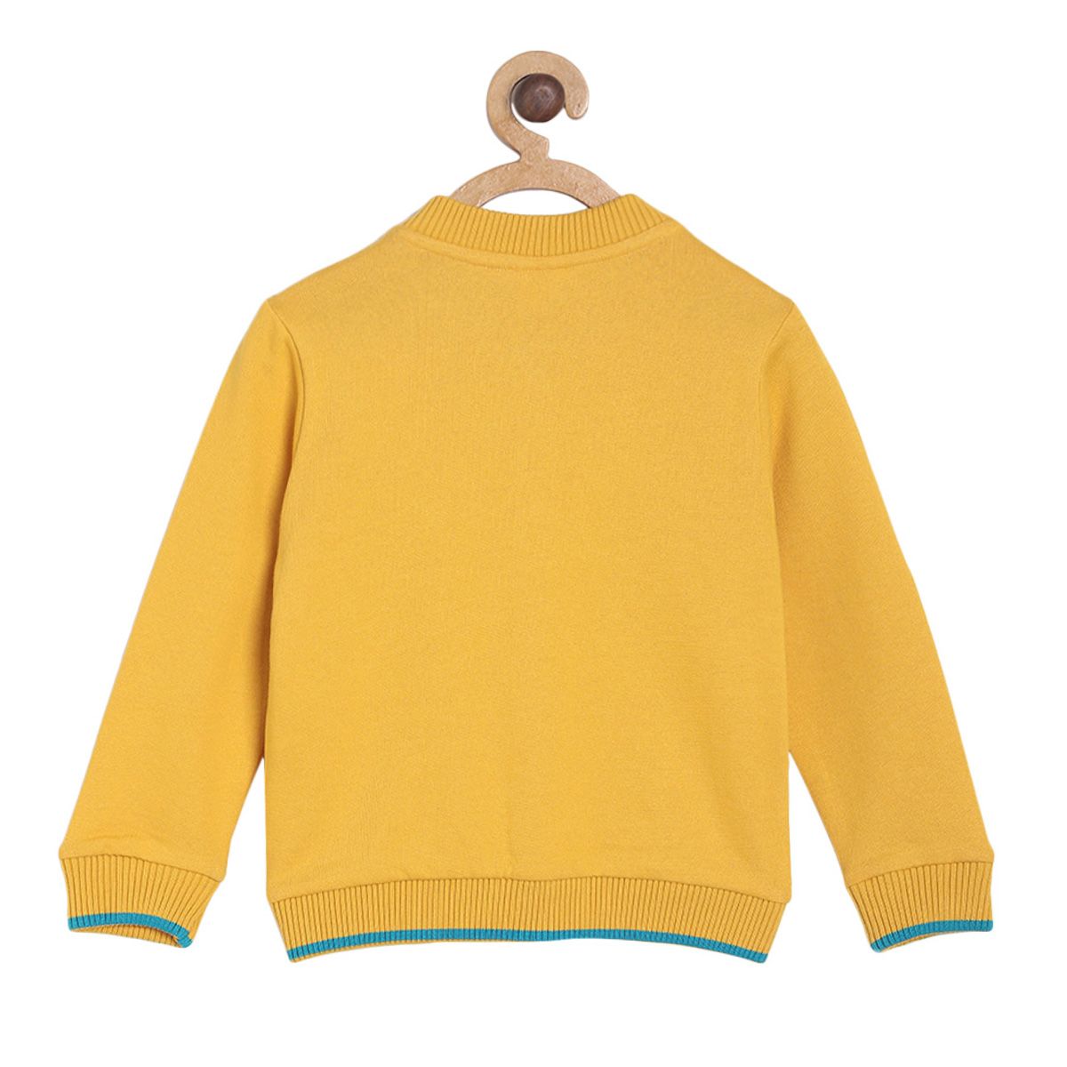 Baby Boys Solid Full Sleeve Jacket, Yellow