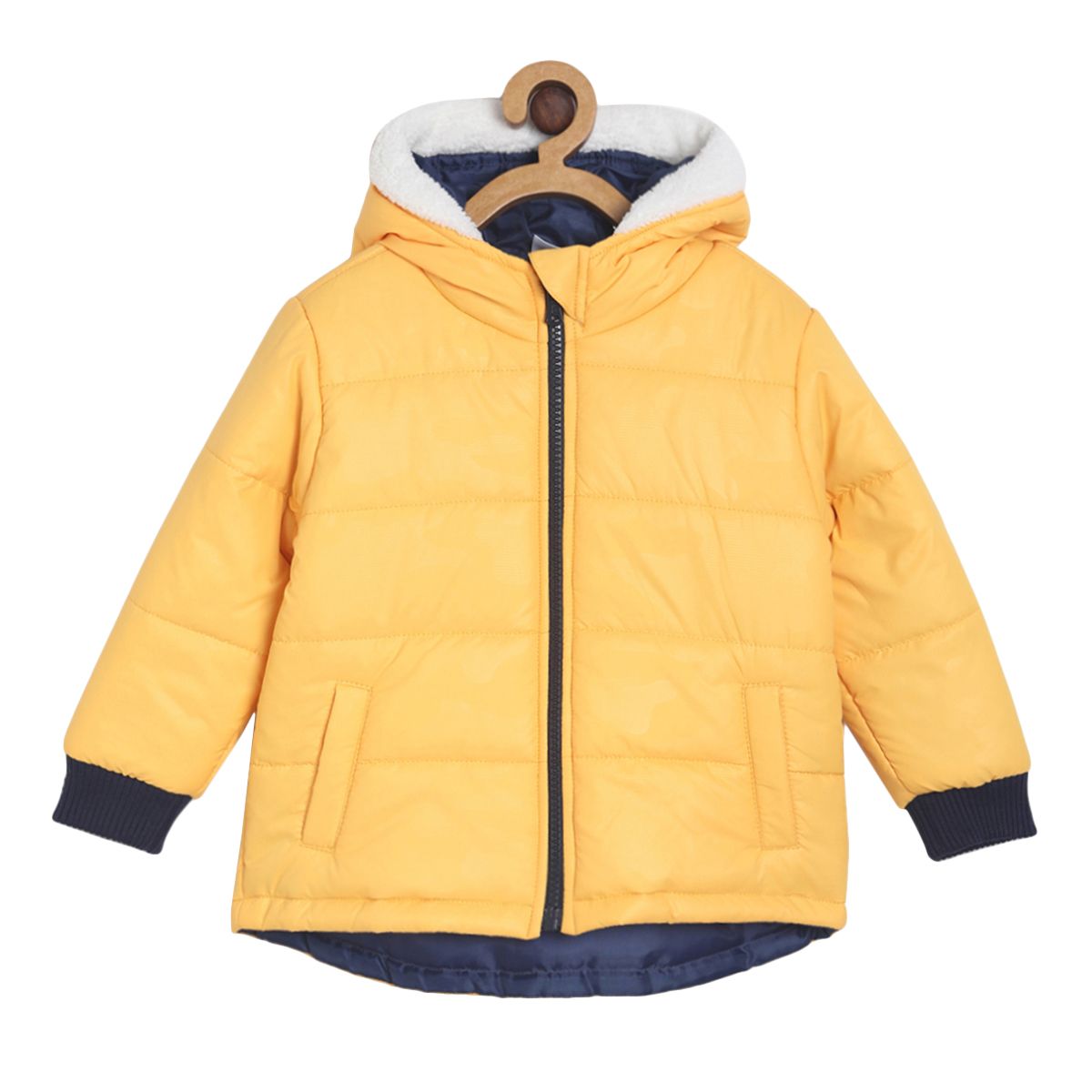 Pack of 1 woven jacket - mustard for 3-6 Months