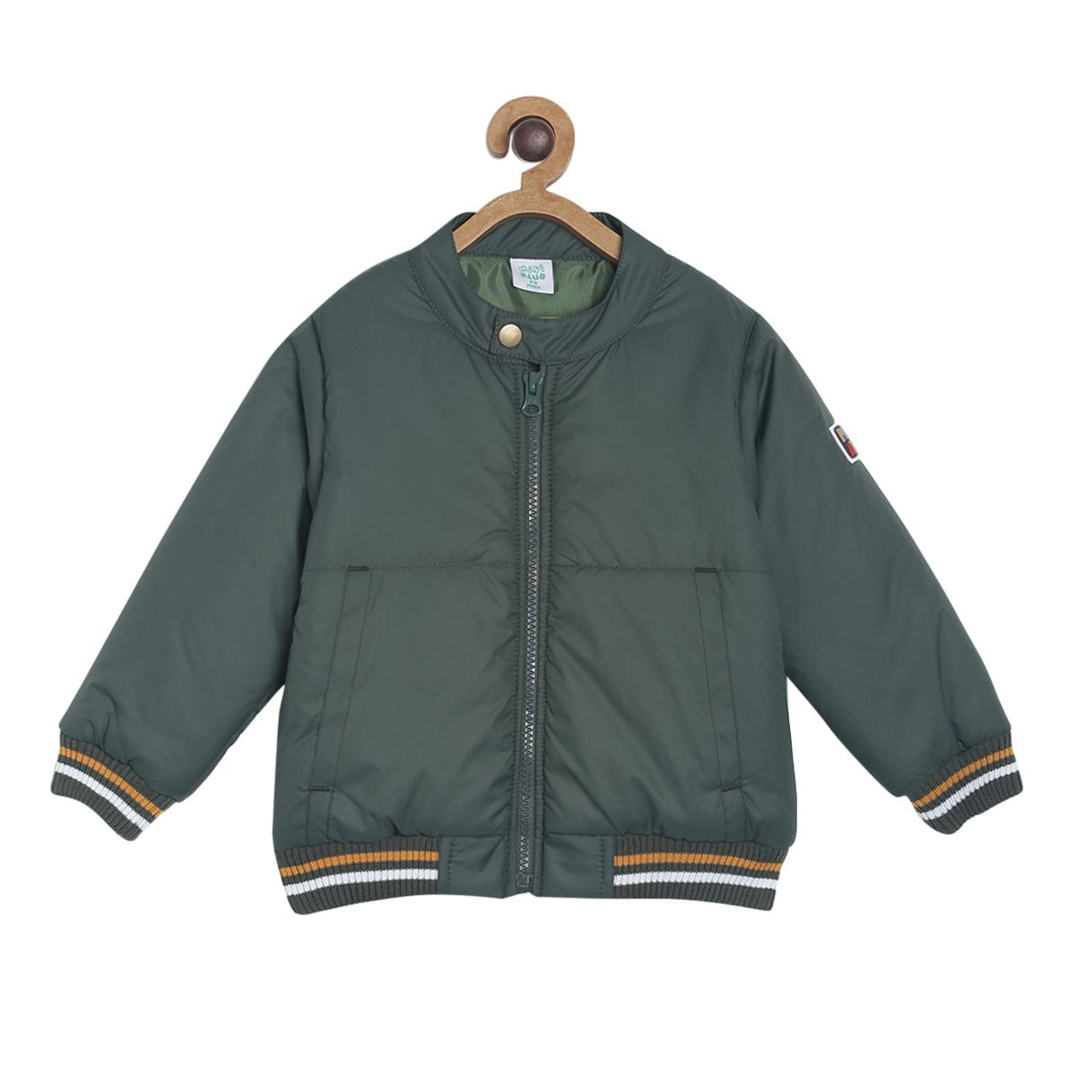 Pack of 1 woven jacket - green for 3-6 Months