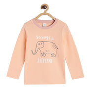 Pack of 1 t-shirt - peach for 3-6 Months