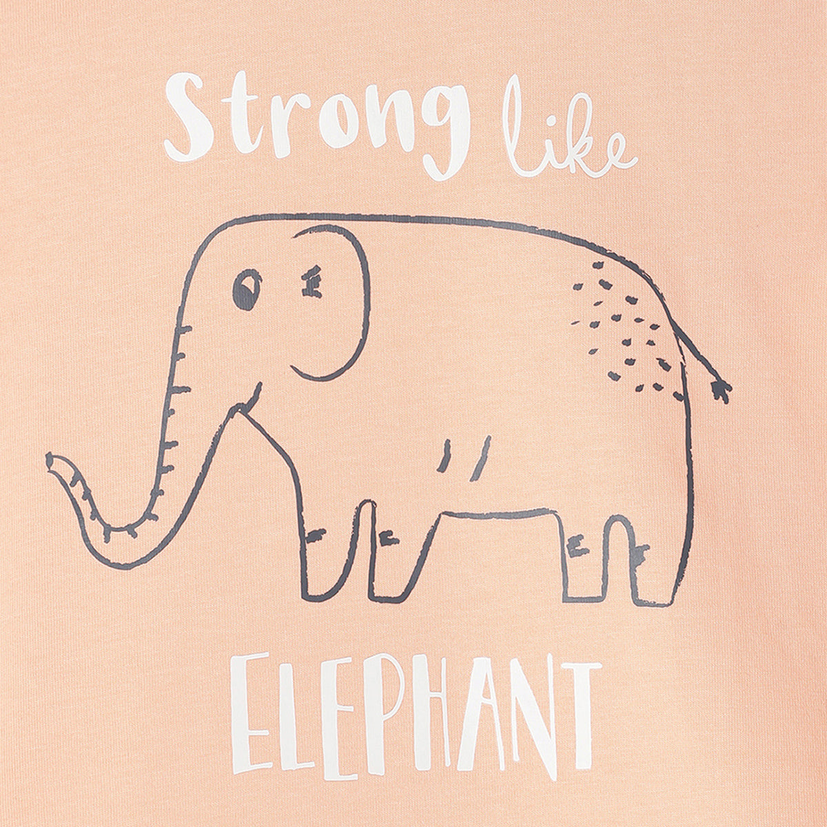 Pack of 1 t-shirt - peach for 3-6 Months
