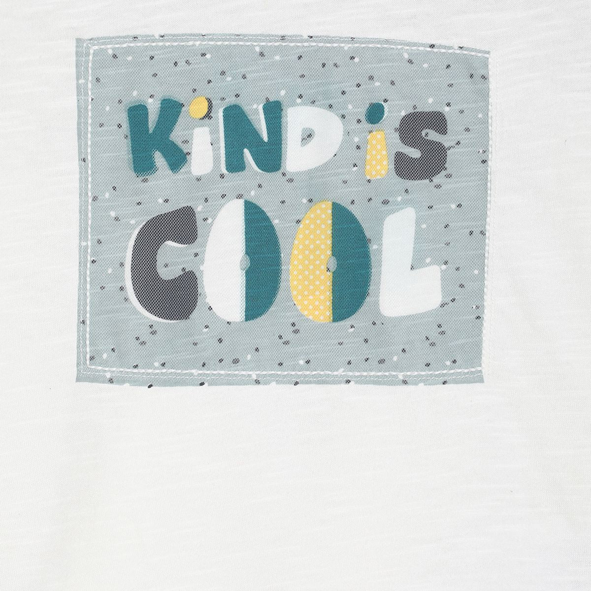 Pack of 1 knit tee - off white for 3-6 Months