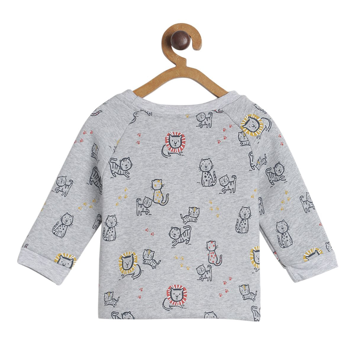 Pack of 2 sweat shirt and bottom set - grey marl for 3-6 Months