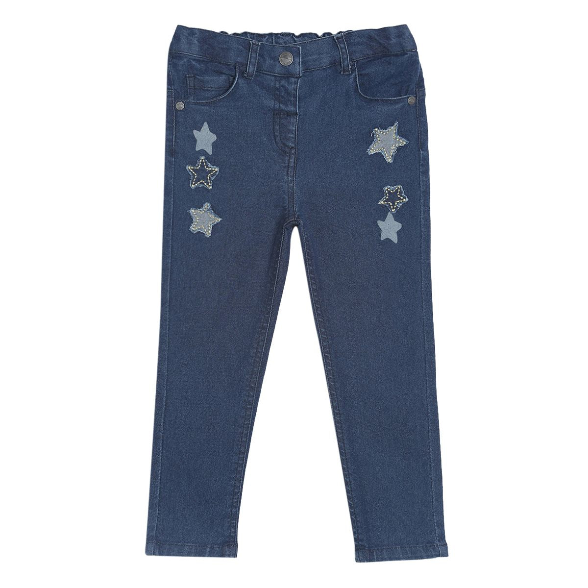Pack of 1 denim pant - denim blue for 3-6 Months