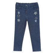 Pack of 1 denim pant - denim blue for 3-6 Months