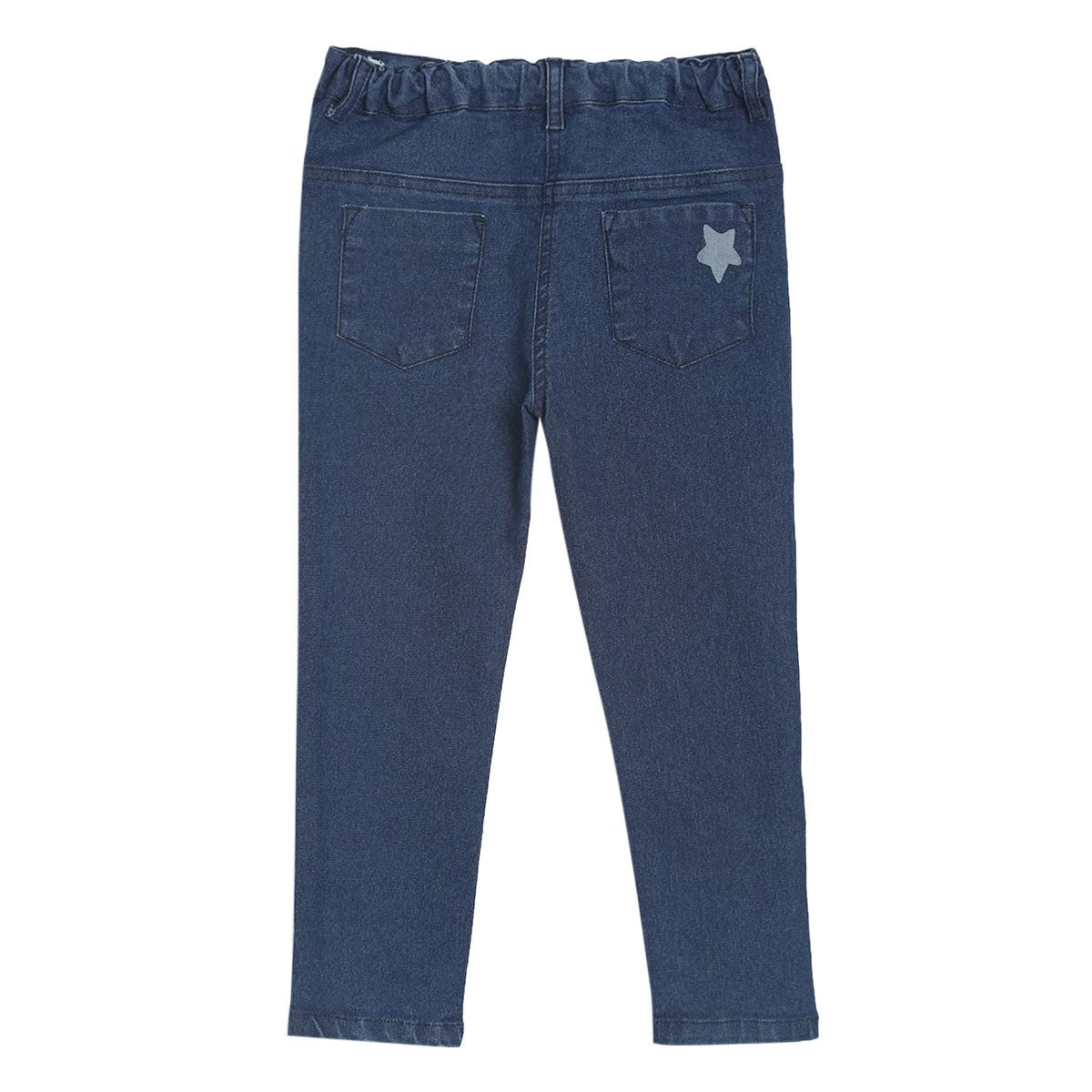 Pack of 1 denim pant - denim blue for 3-6 Months