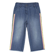 Pack of 1 denim pant - denim blue for 3-6 Months