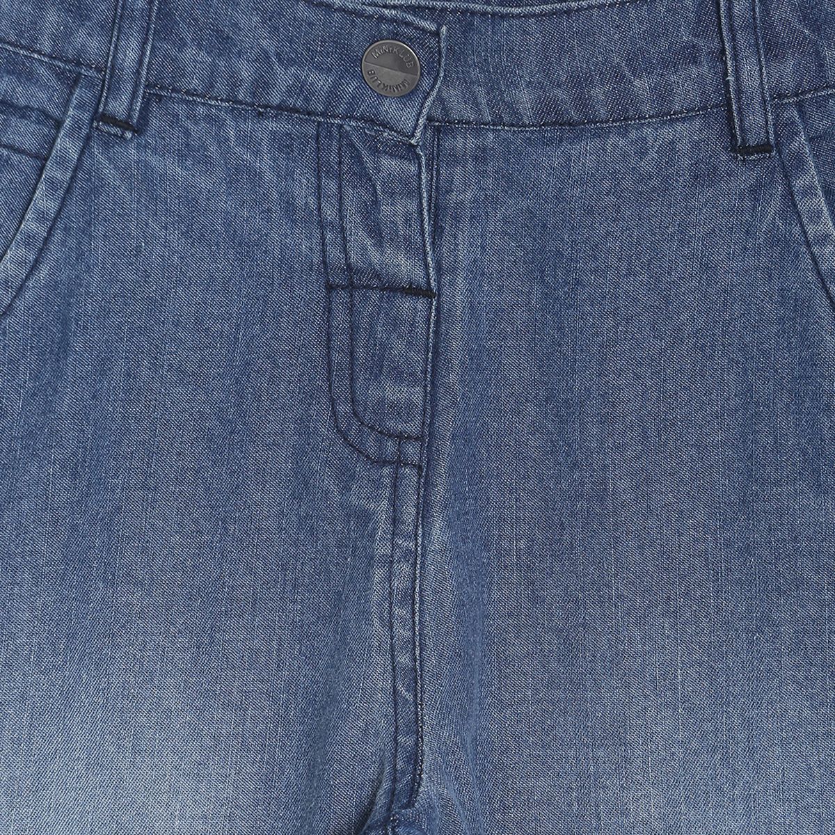 Pack of 1 denim pant - denim blue for 3-6 Months