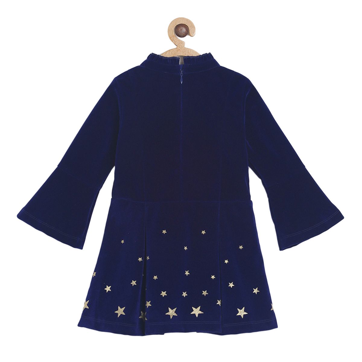 Pack of 1 woven dress - blue for 3-6 Months