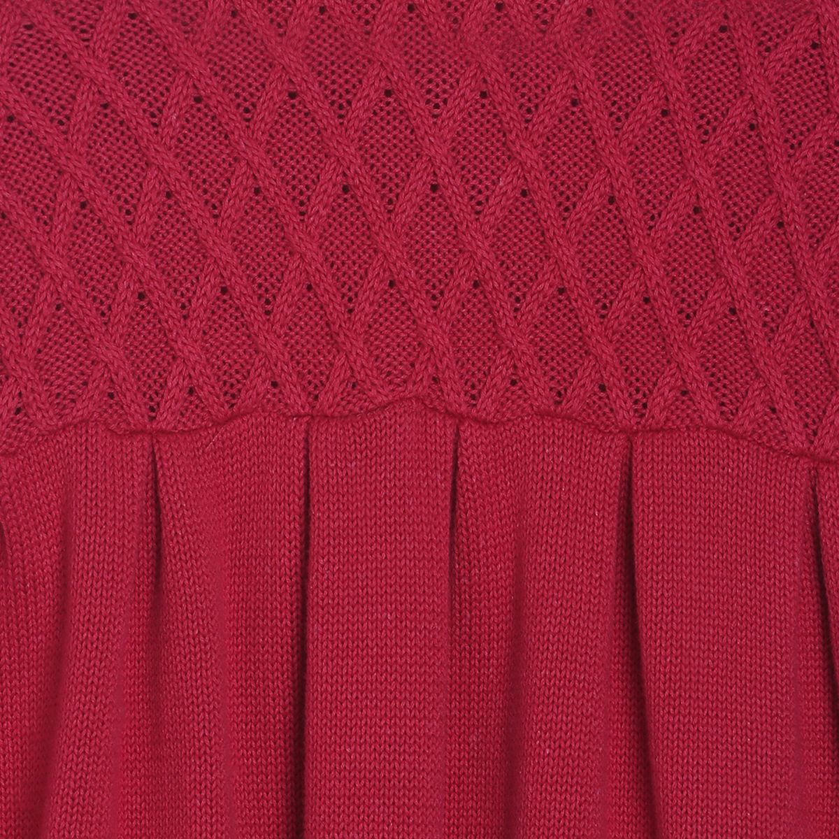 Pack of 1 sweater dress - red for 3-6 Months