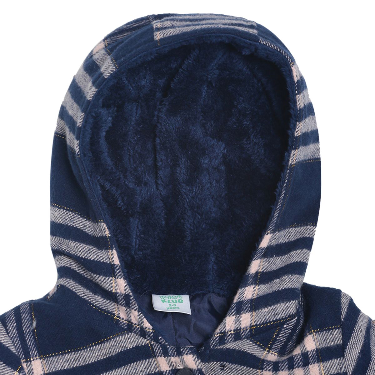 Pack of 1 woven long coat - navy for 3-6 Months