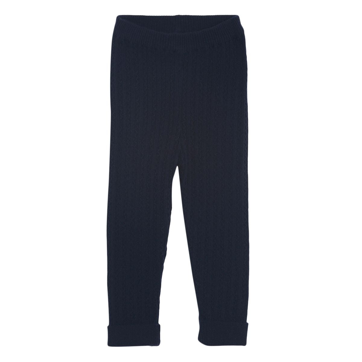 Girls Navy Knit Bottoms