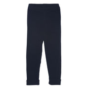 Girls Navy Knit Bottoms