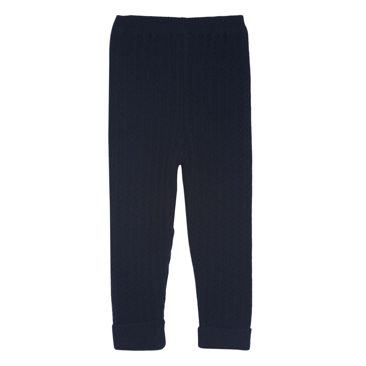 Girls Navy Knit Bottoms