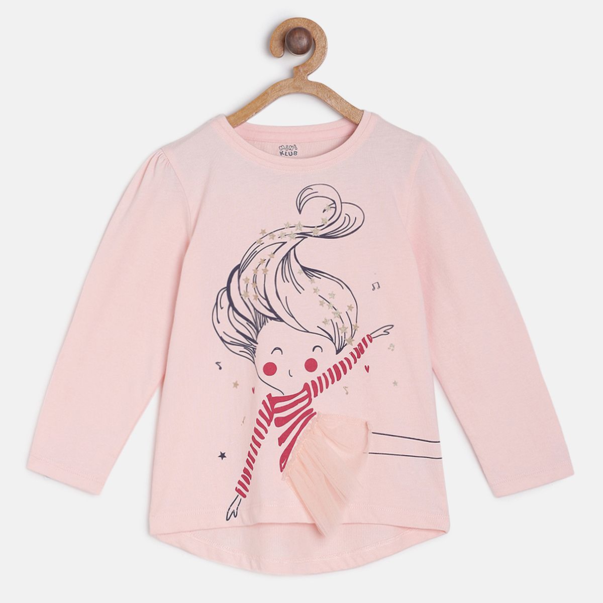 Pack of 1 knit top - pink for 3-6 Months