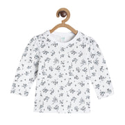 Pack of 1 knit top - white & blue for 3-6 Months