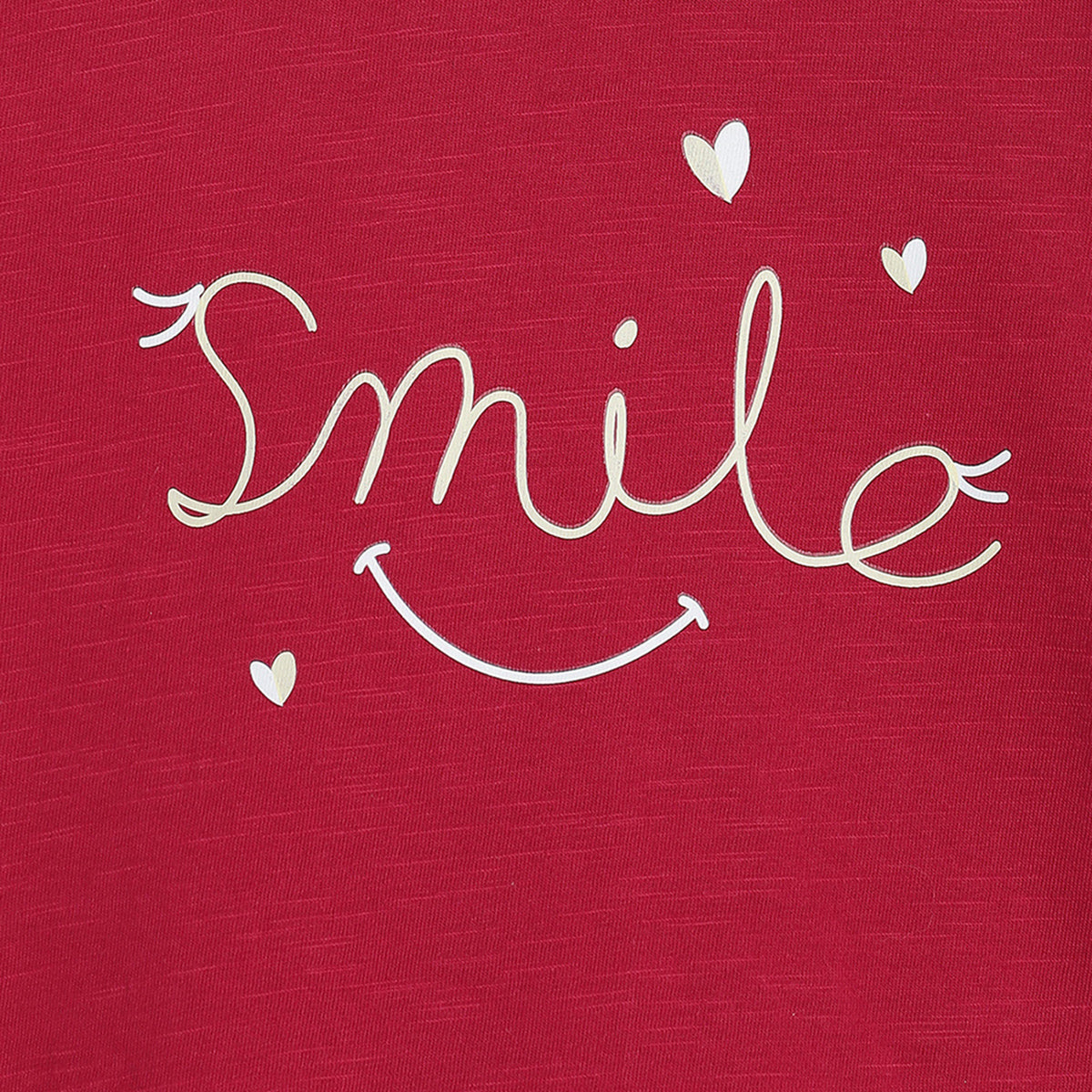 Girls Red Knit Top
