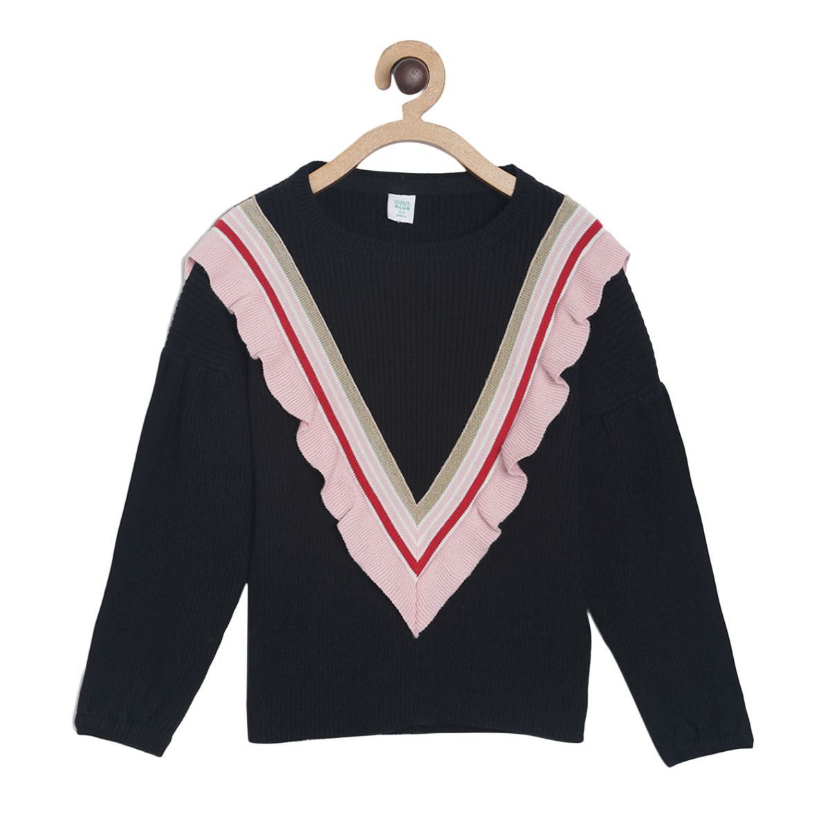 Pack of 1 sweater - black for 3-6 Months