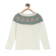 Pack of 1 sweater - white for 3-6 Months