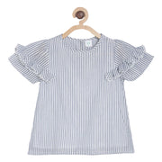 Pack of 1 woven top - grey for 3-6 Months