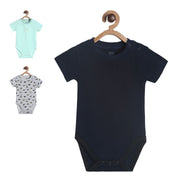 Pack of 3 bodysuit - dark navy blue for New Born