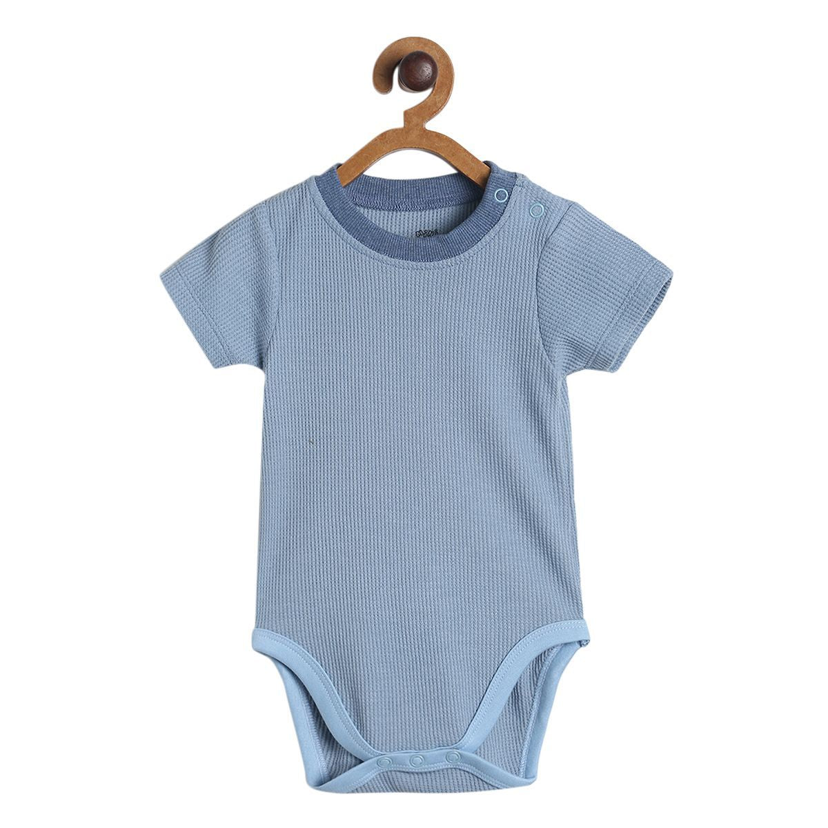 Pack of 3 bodysuit - dark blue & white for New Born
