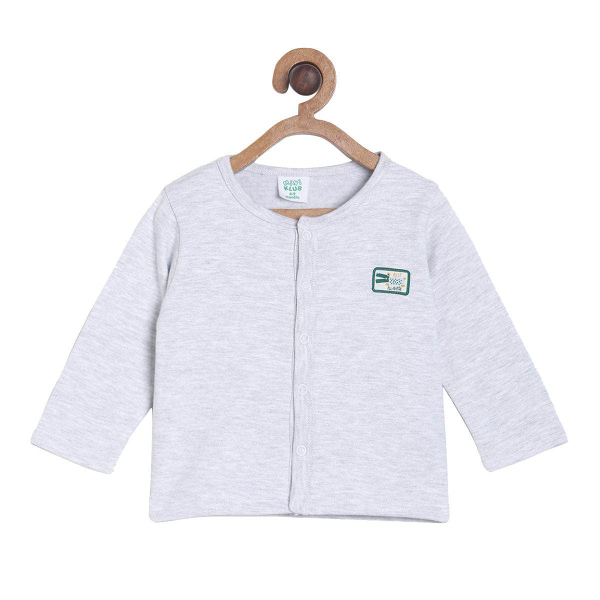 Pack of 3 front open vest - white for New Born