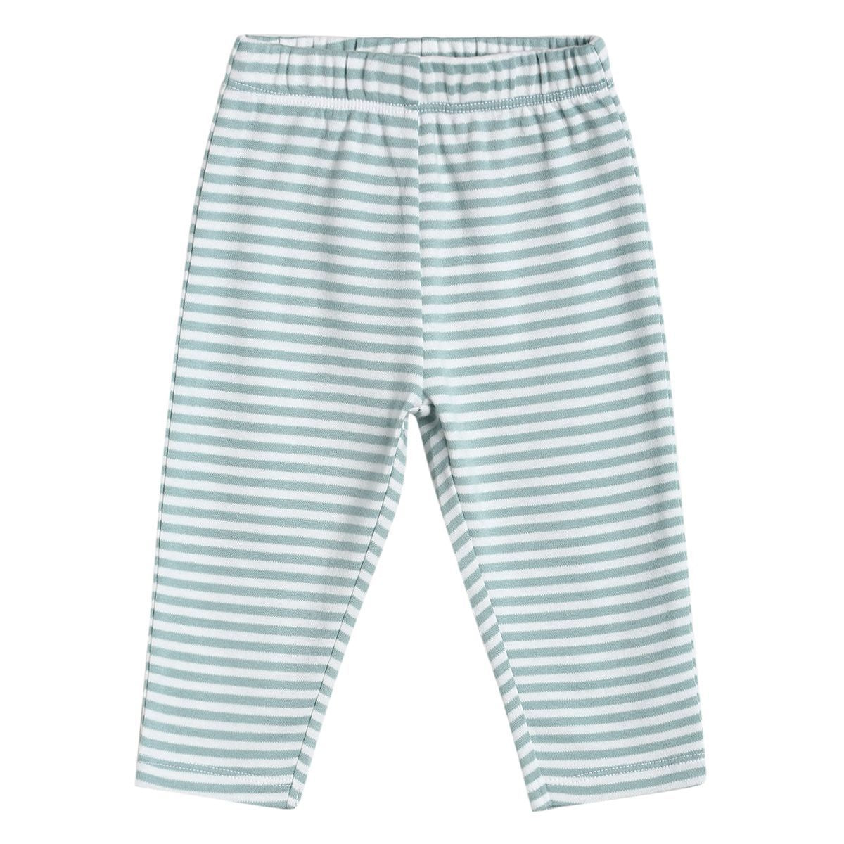 Pack of 3 knit bottom - skyblue & white for 0-3 Months