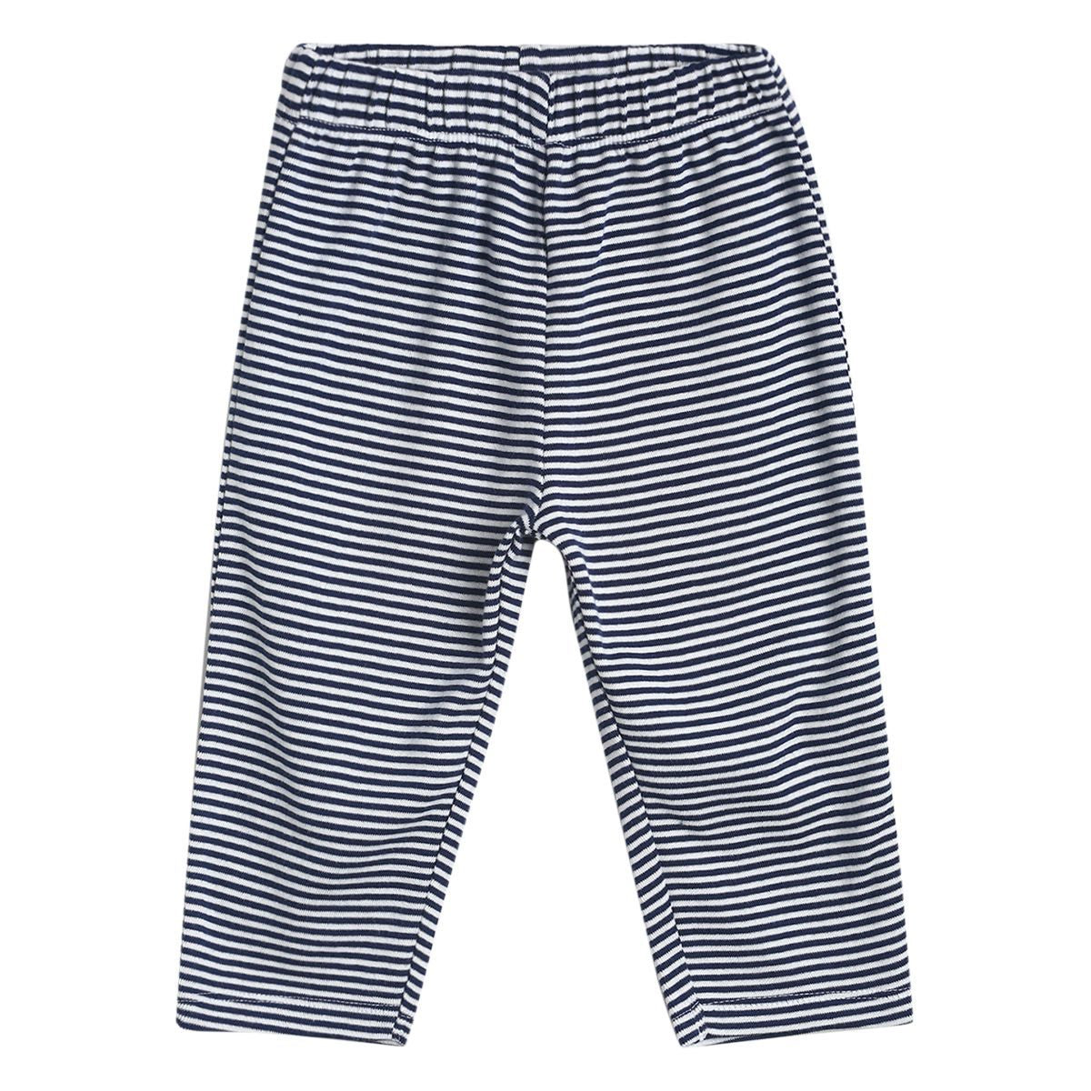 Pack of 3 knit bottom - skyblue & white for 0-3 Months