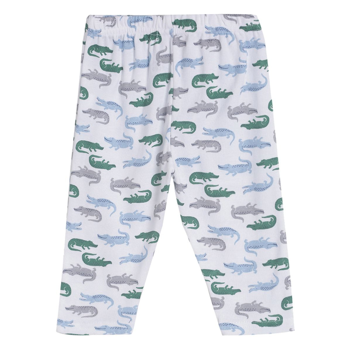 Pack of 3 knit bottom - white & blue for 0-3 Months