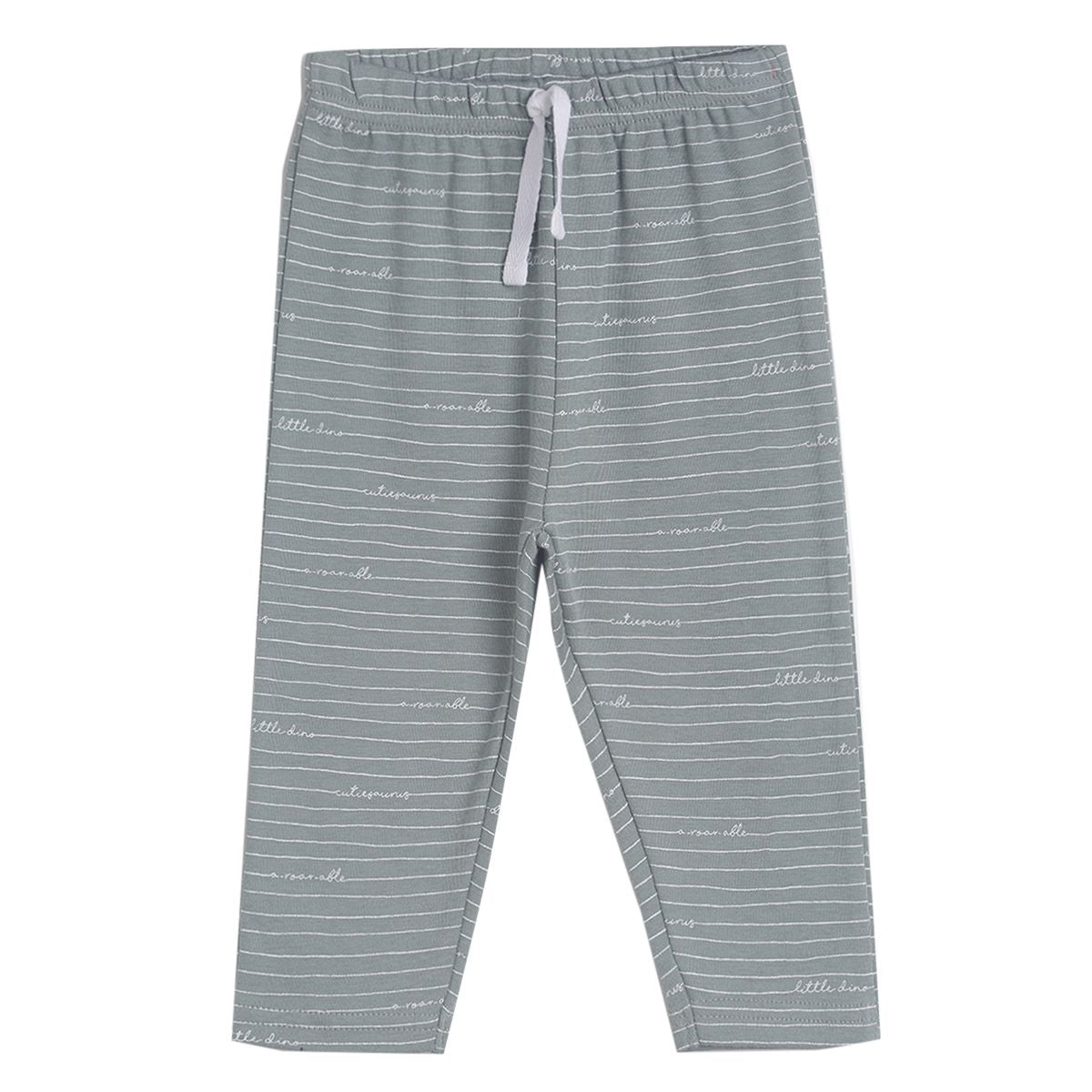 Pack of 3 knit bottom - white & blue for 0-3 Months
