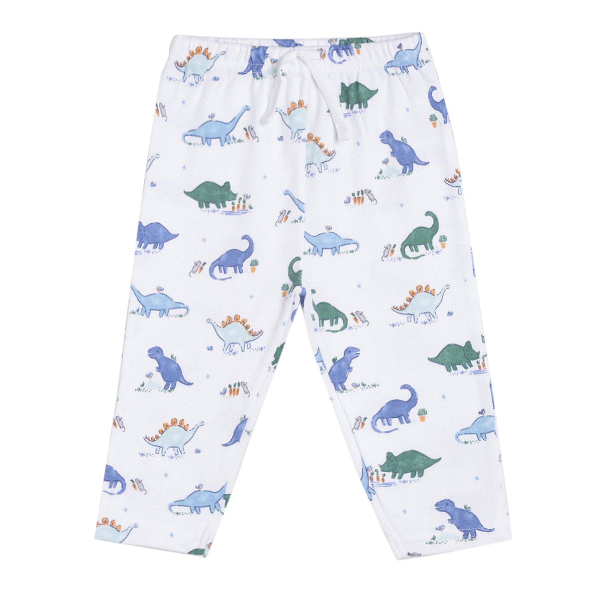 Pack of 3 knit bottom - white & sky blue for 0-3 Months