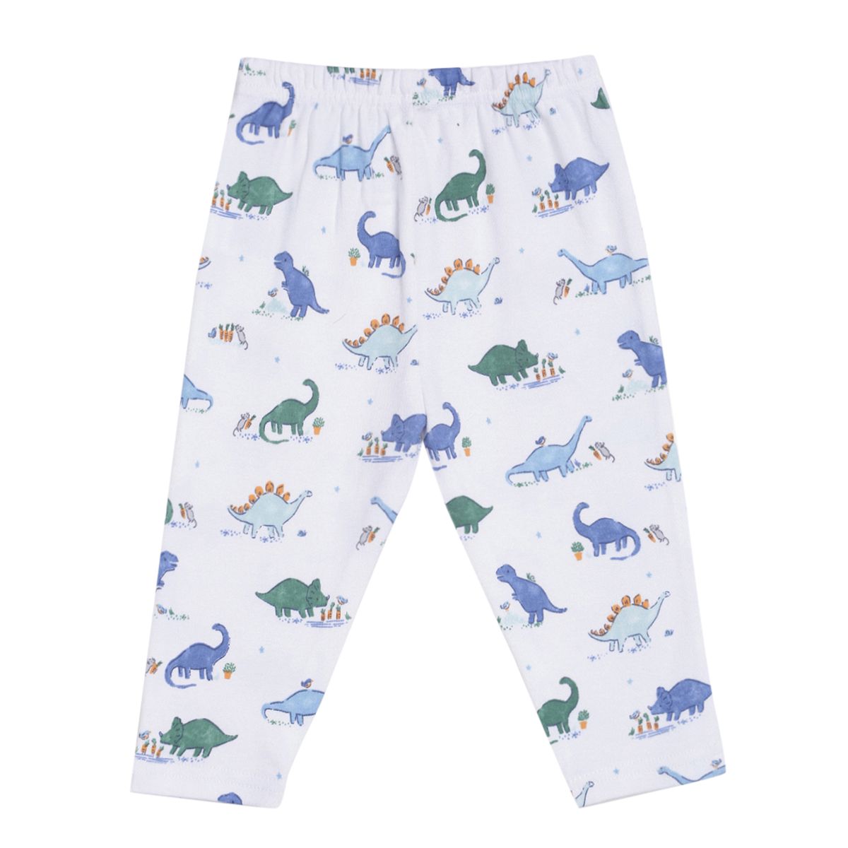 Pack of 3 knit bottom - white & sky blue for 0-3 Months