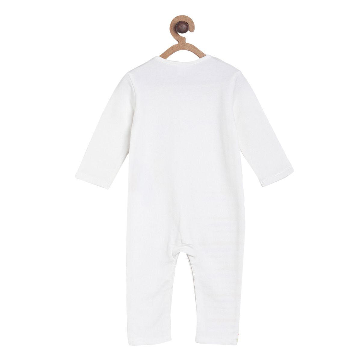 Pack of 2 rompers - white & light beige for New Born