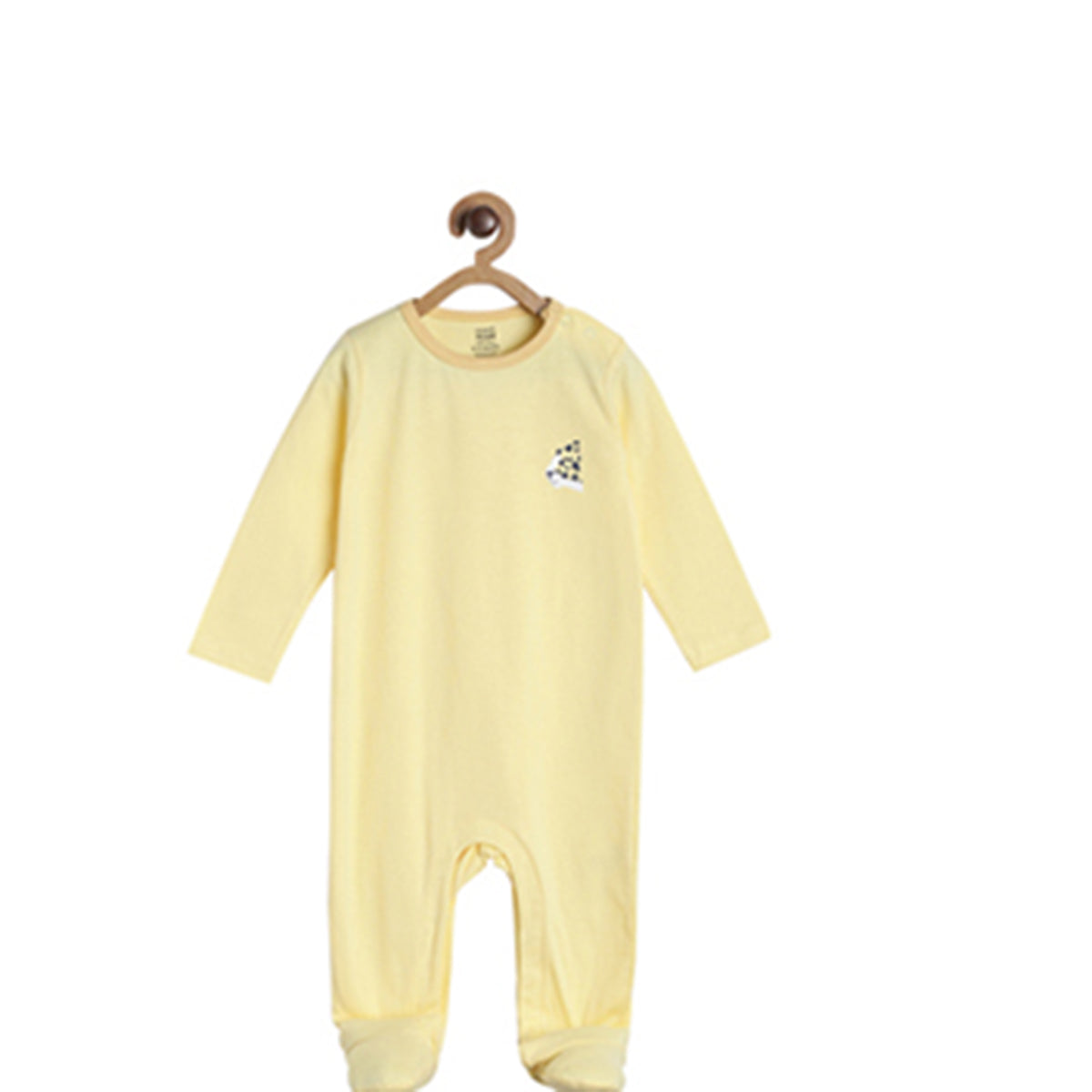 Pack of 2 sleep suit - golden yellow for New Born