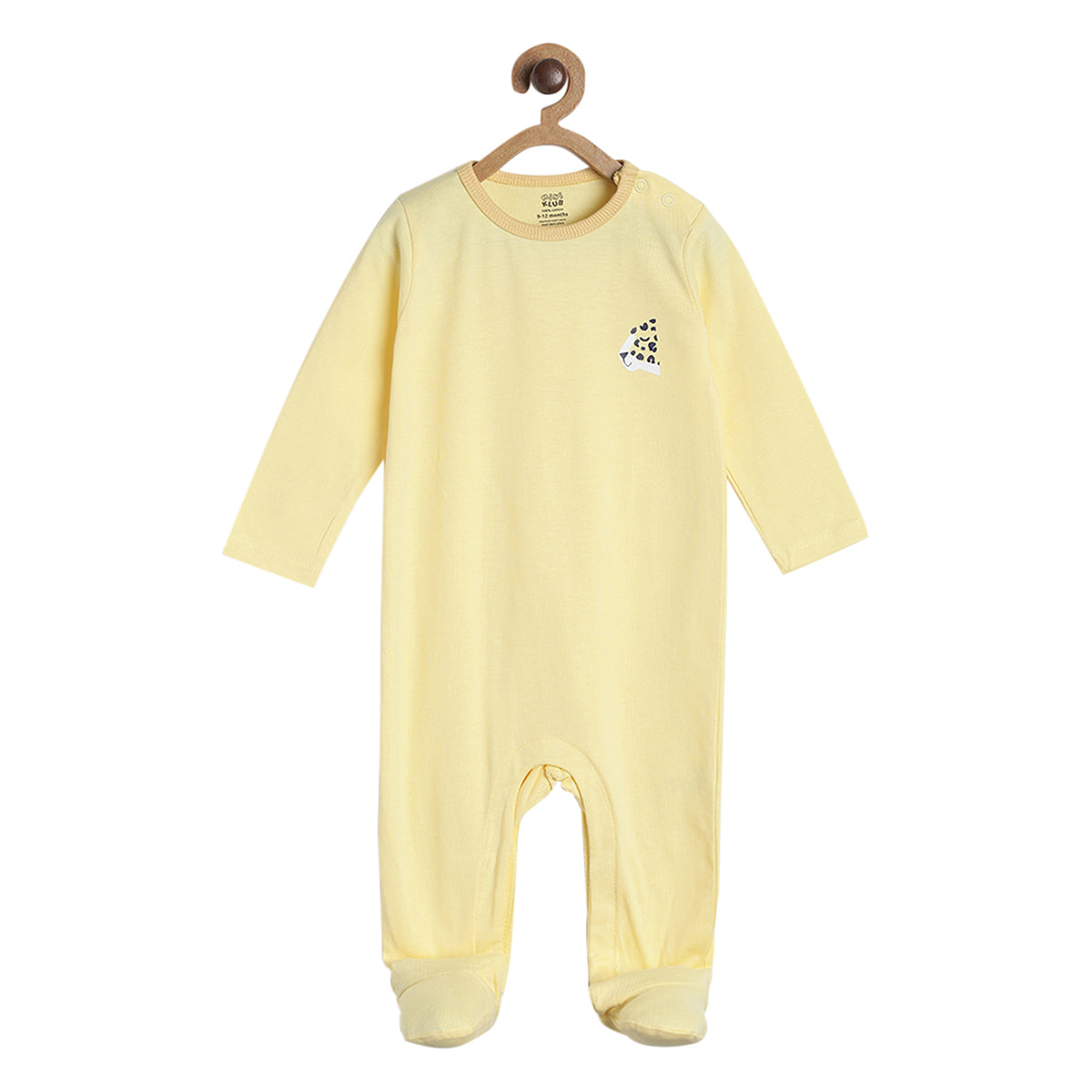 Pack of 2 sleep suit - golden yellow for New Born