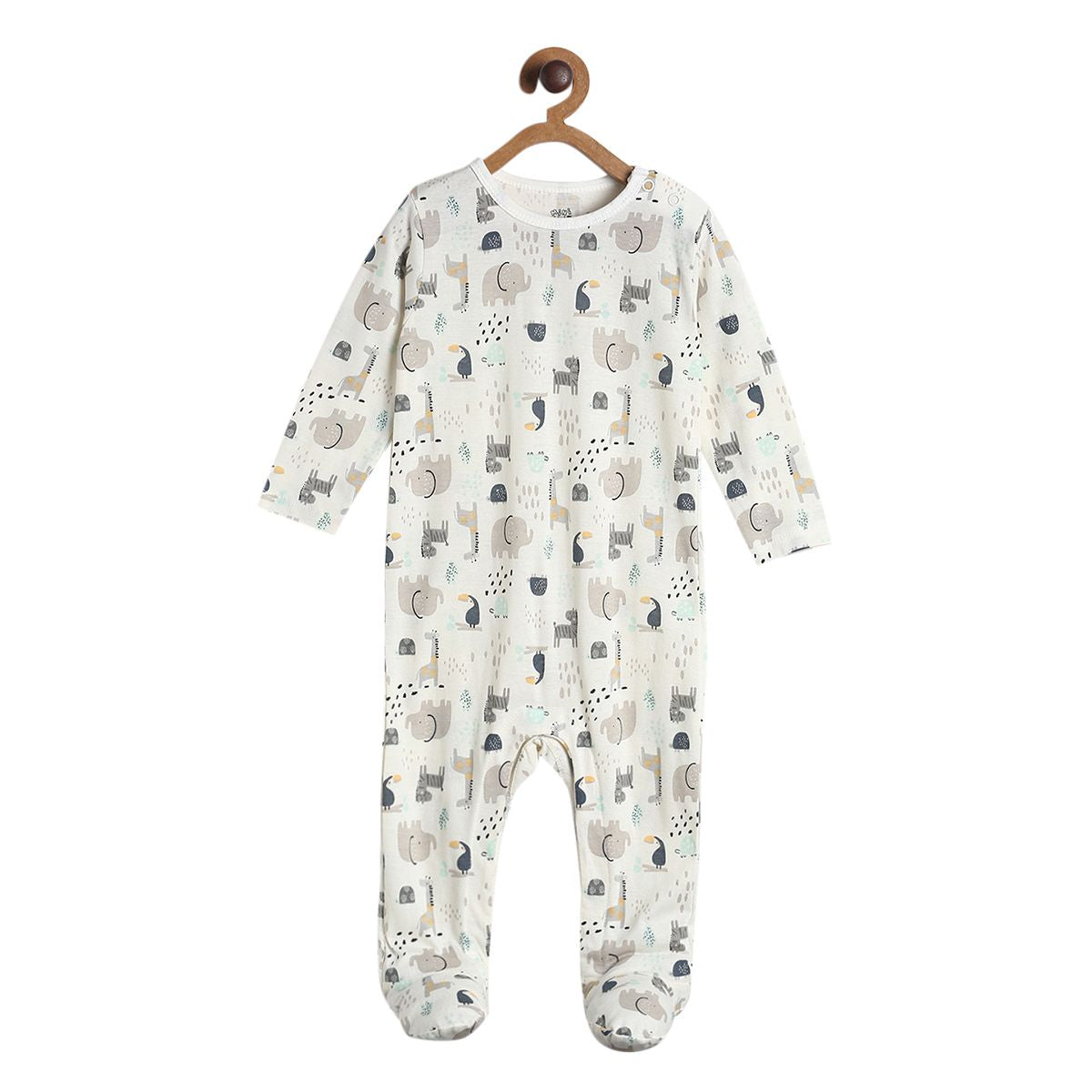 Pack of 2 sleep suit - grey for New Born