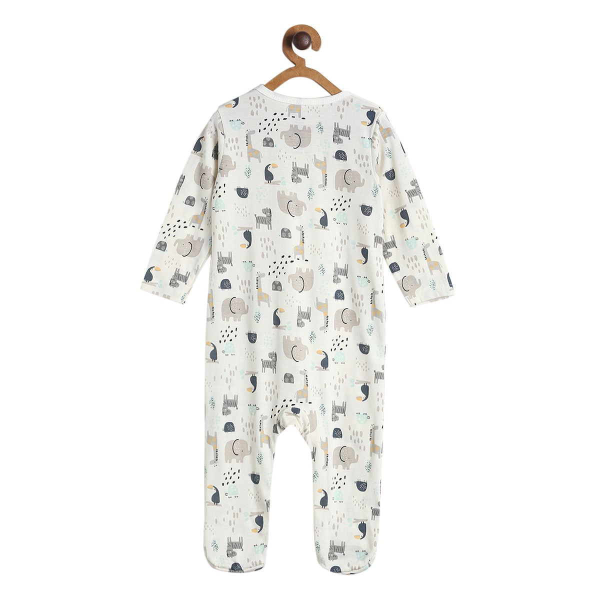 Pack of 2 sleep suit - grey for New Born