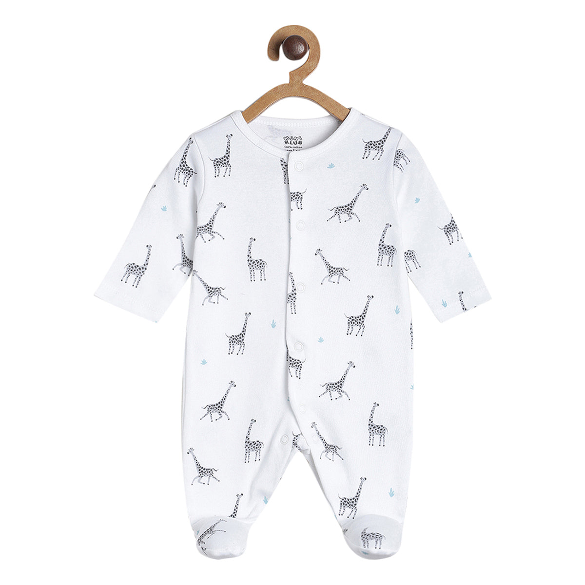 Pack of 2 sleep suit - light sky blue for New Born