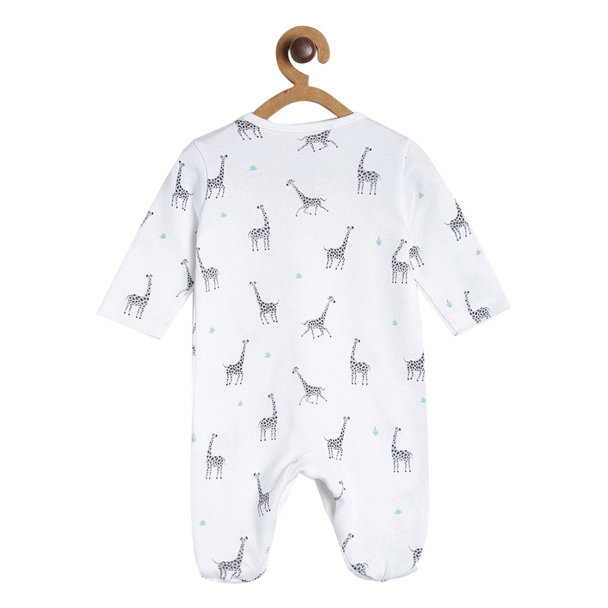 Pack of 2 sleep suit - light sky blue for New Born