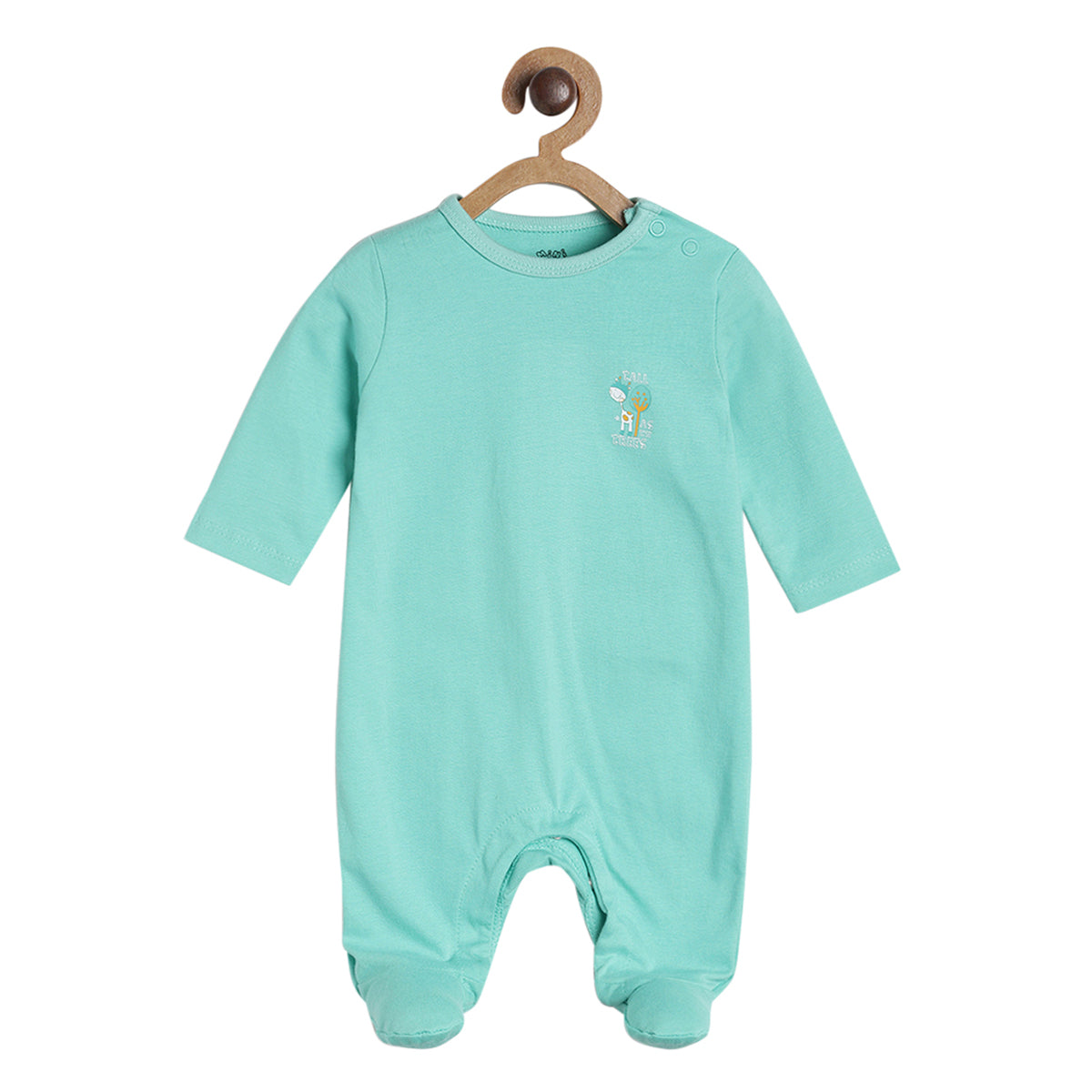 Pack of 2 sleep suit - light sky blue for New Born