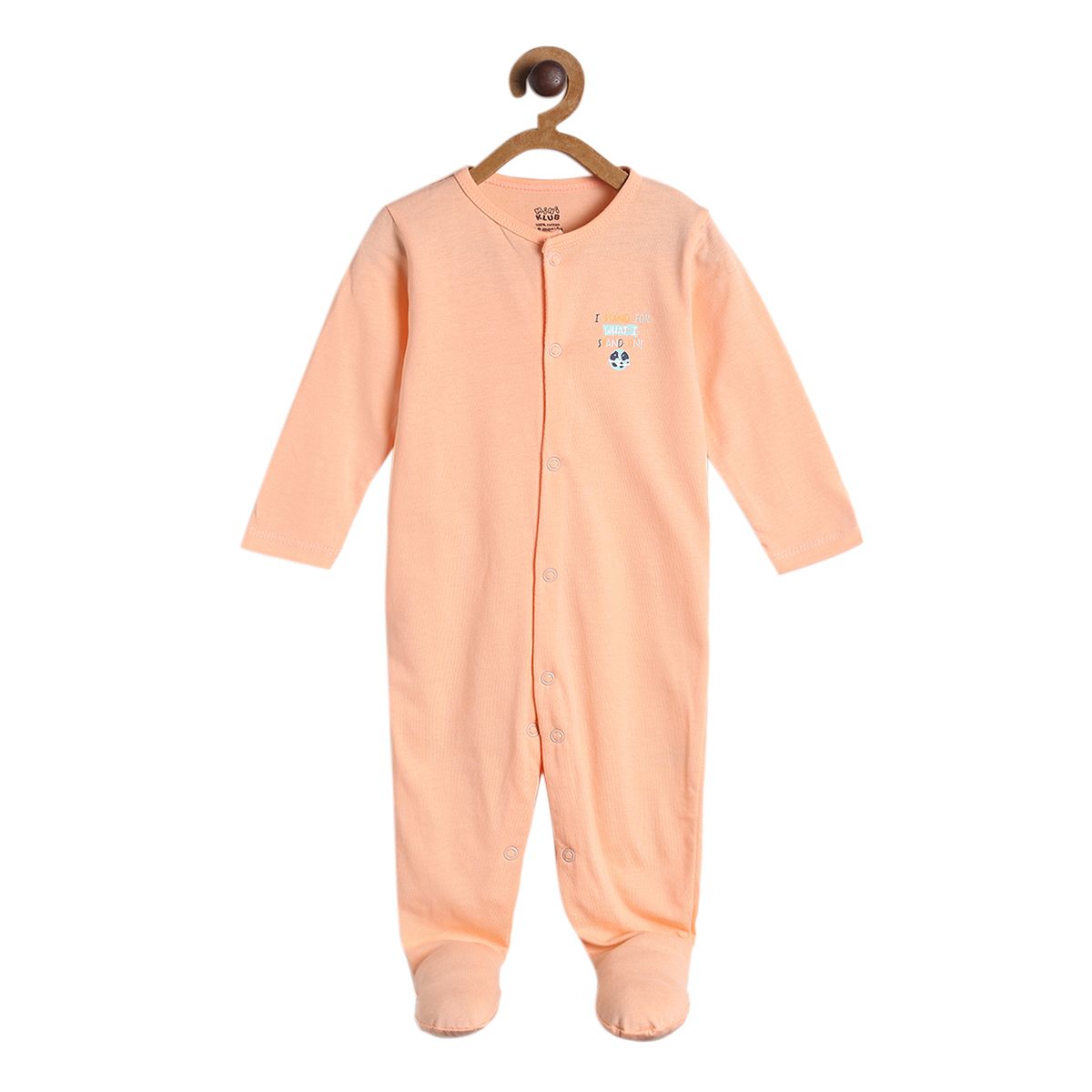 Pack of 2 sleep suit - peach for New Born