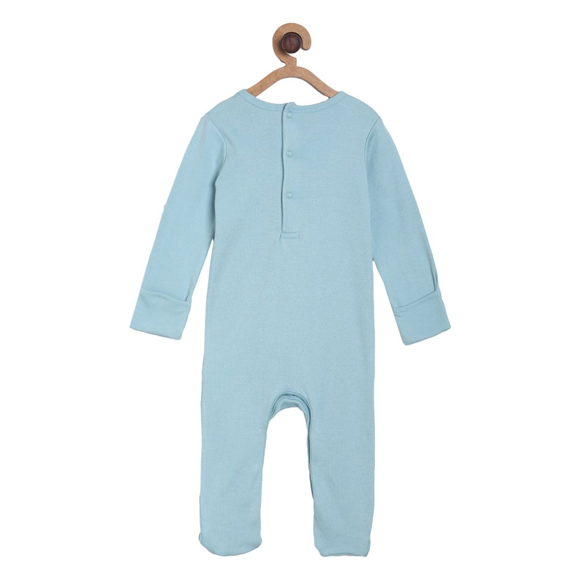 Pack of 2 sleepsuit - dark grey & white for New Born