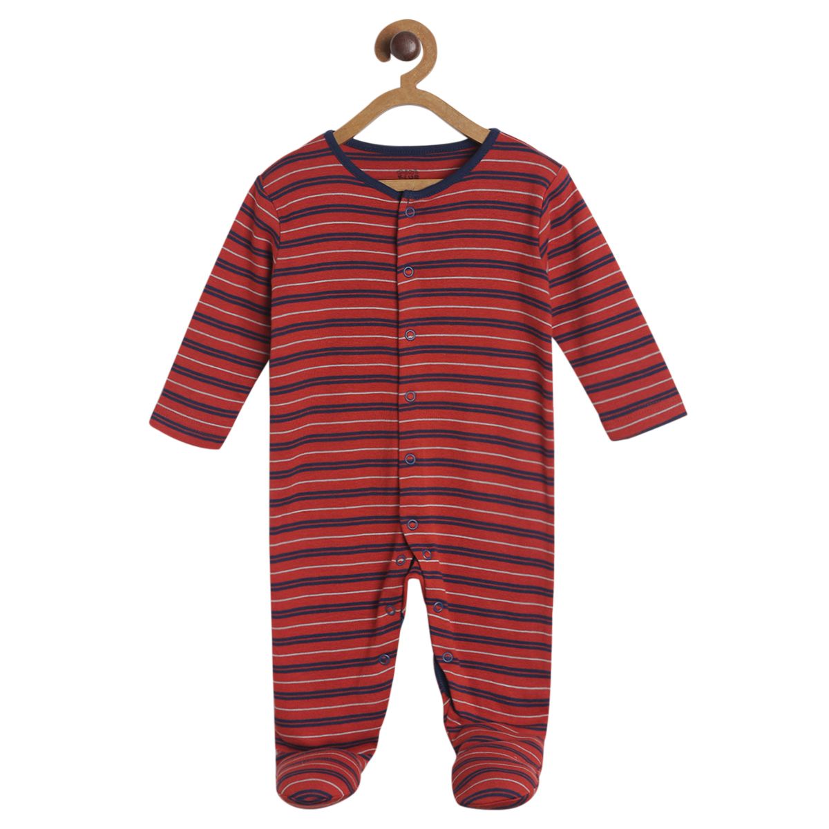 Pack of 2 sleepsuit - dark red for New Born
