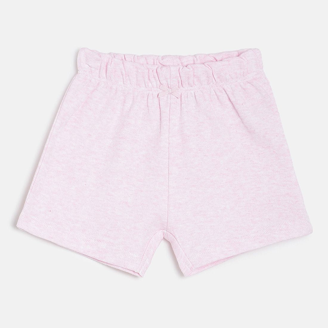 Baby Girls Pink, White & Multicolor Cotton Printed Shorts Pack of 3 Regular Fit Casual Shorts